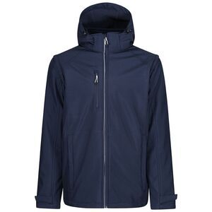 Regatta Mens Erasmus 4 In 1 Soft Shell Jacket / Navy